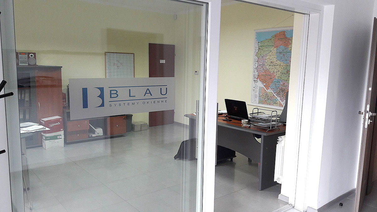 BLAU okna i drzwi – hala produkcyjna