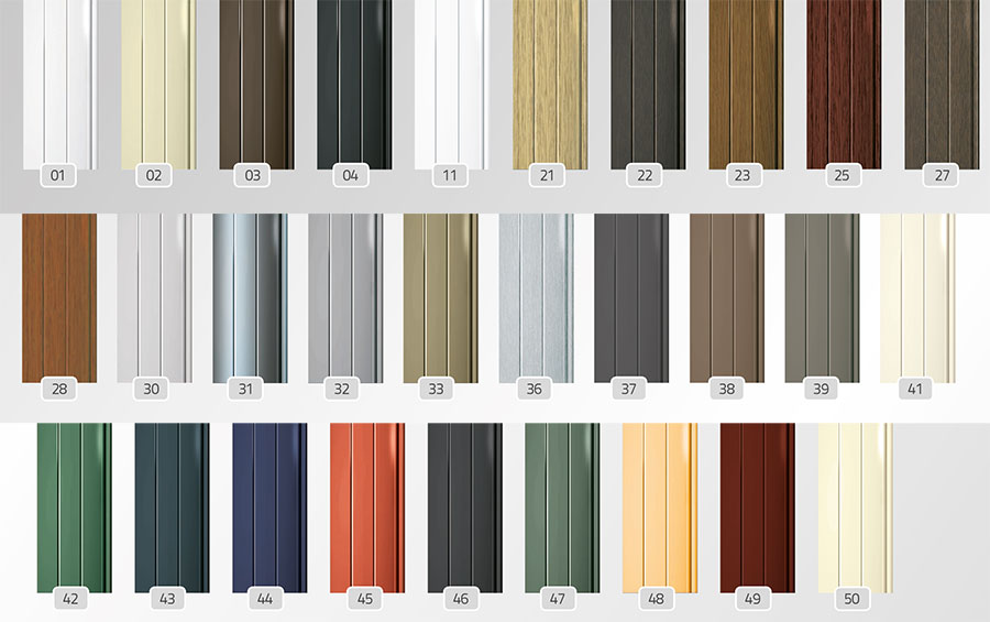 Kolory rolet – próbnik